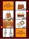 HERMES KELLY 25 TWO COLOUR (Pre-Owned) - Sellier, Gold / Craie, Epsom leather, Ghw